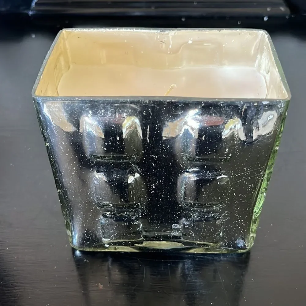 Pottery barn silver candle holder